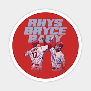 Bryce Harper & Rhys Hoskins Philadelphia Rhys Bryce Baby Magnet